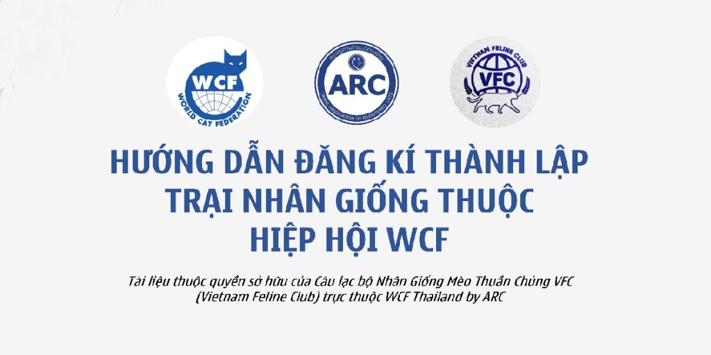 Quy trình đăng ký trại cho mèo bởi VFC