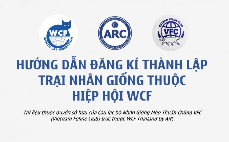  Quy trình đăng ký trại cho mèo bởi VFC